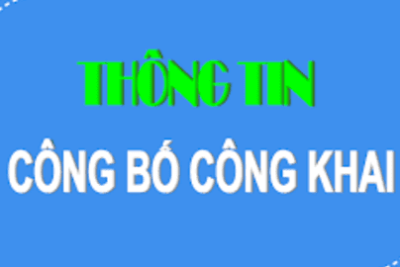 Công khai bổ sung dự toán thu – chi ngân sách nhà nước năm 2023