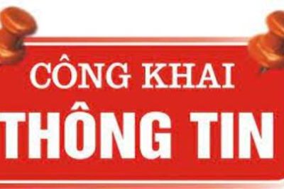 Công khai các khoản thu dịch vụ, phục vụ hỗ trợ hoạt động giáo dục năm học 2023 – 2024